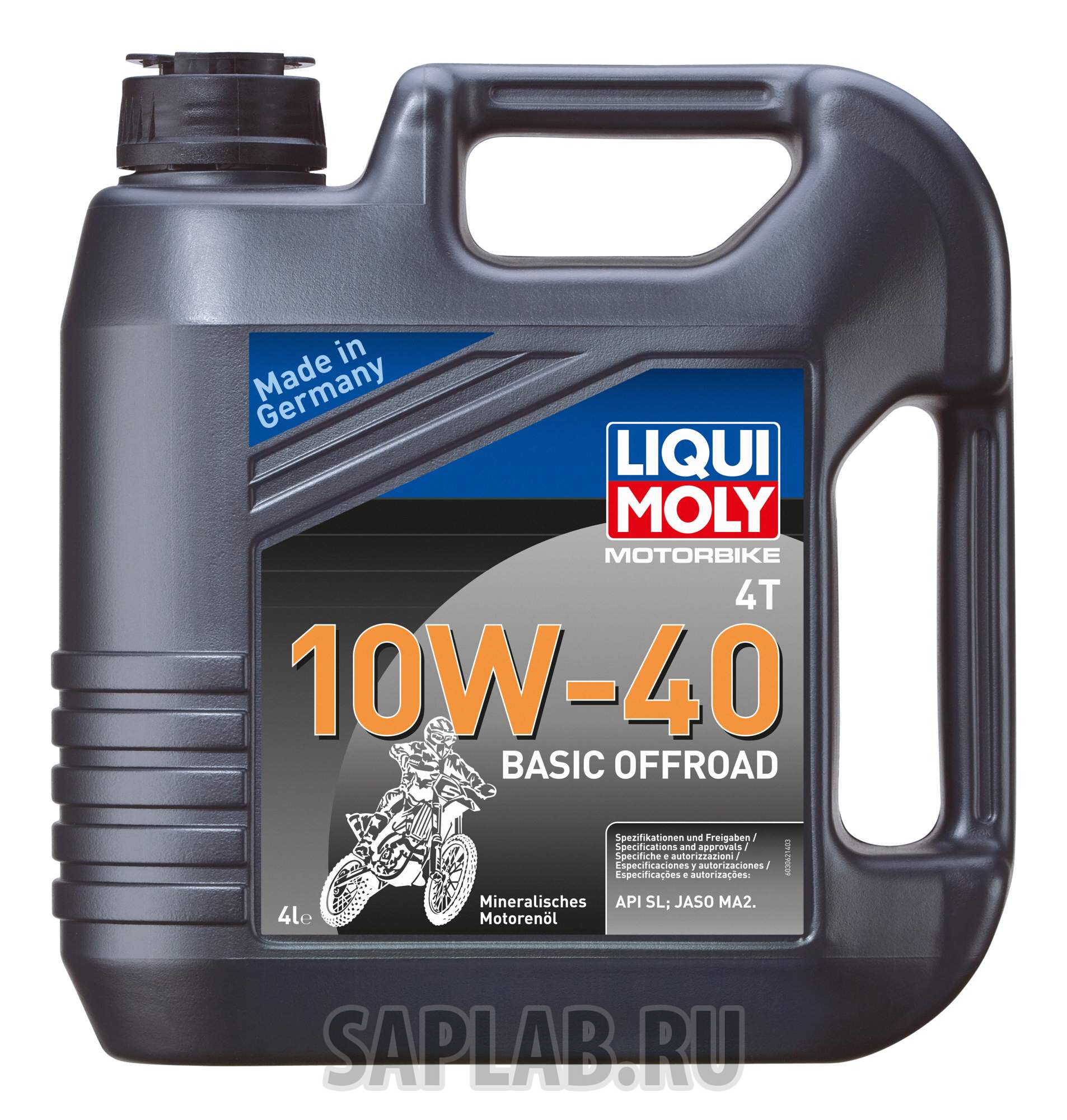 Купить LIQUI MOLY 3062 Моторное масло Liqui moly Motorbike 4T Basic Offroad 10w-40 4л