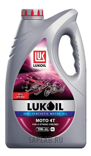 Купить LUKOIL 1595328 Моторное масло Lukoil Мото 4Т 10W-40 4л