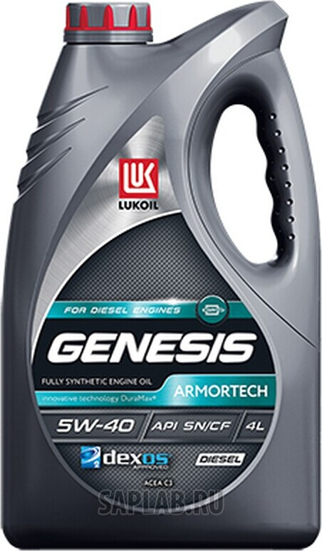 Купить LUKOIL 3149129 Моторное масло Lukoil Genesis Armortech Diesel 5W-40 4 л