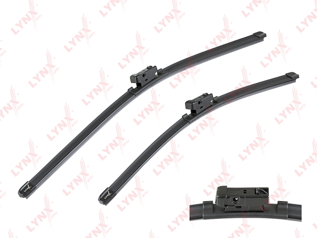 Купить LYNX XF6048B Бескаркасные щётки стеклоочистителя, комплект 530мм+480мм SKODA Octavia(5E) 12> / Jetta IV 11> / Pas