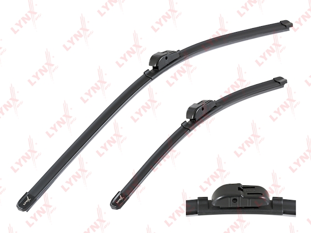 Купить LYNX XF6543S Бескаркасные щётки стеклоочистителя, комплект 530мм+480мм FORD Focus II 04-12, PEUGEOT 207 06 XF6543