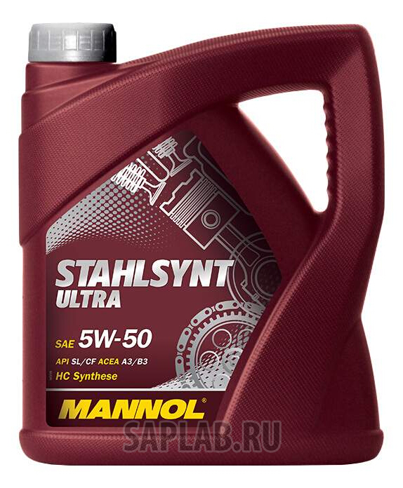 Купить MANNOL 1016 Моторное масло Mannol Stahlsynt Ultra 5W-50 4л