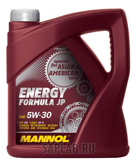 Купить MANNOL 1060 Моторное масло Mannol Energy Formula JP SAE 5W-30 4л