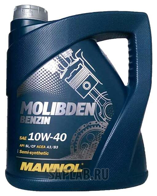 Купить MANNOL 1121 Моторное масло Mannol Molibden Benzin 10W-40 4л