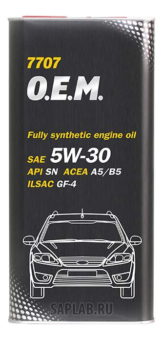 Купить MANNOL 4042 Моторное масло Mannol 707 O.E.M. 5W-30 5л