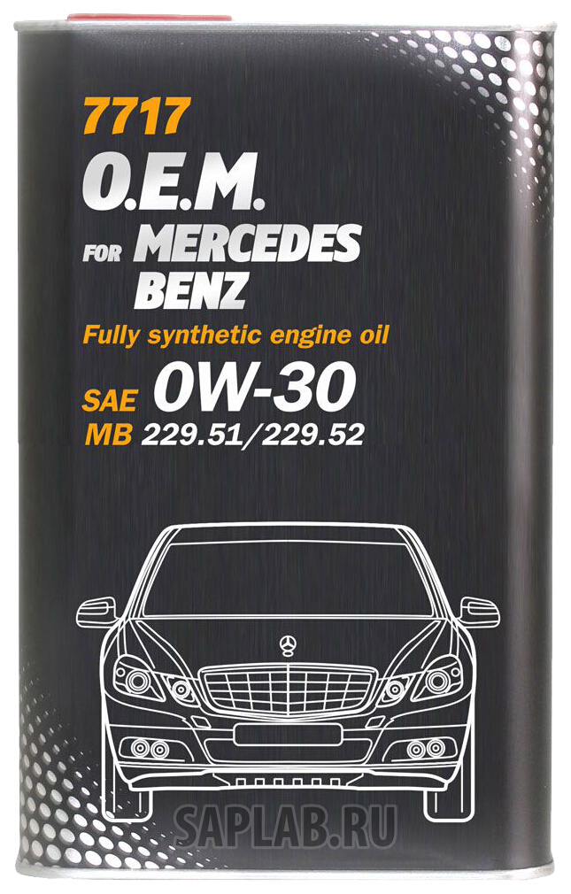 Купить MANNOL 4060 Моторное масло Mannol 7717 O.E.M. 0W-30 4л