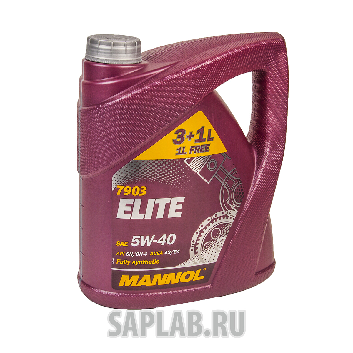 Купить MANNOL 7005 Синтетическое моторное масло MANNOL Elite 5W40 4 л (3+1 Free)