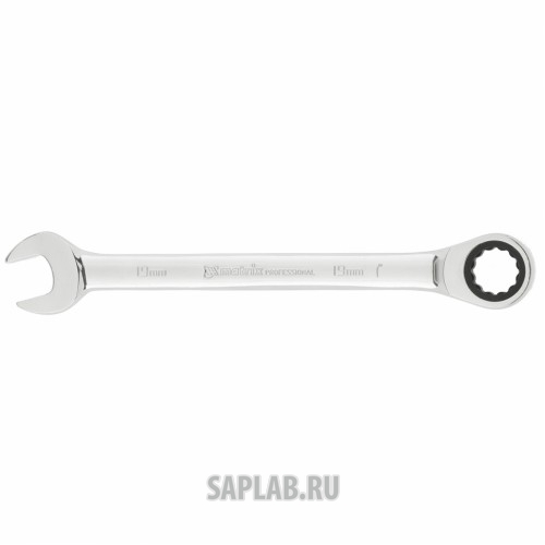 Купить MATRIX 14812 Ключ комбинированный трещоточный, 19мм, CrV, зеркальный хром// MATRIX PROFESSIONAL