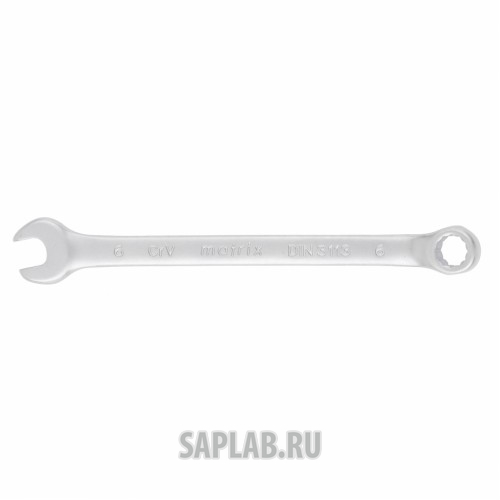 Купить MATRIX 15102 Ключ комбинированный, 6 мм, CrV, матовый хром// MATRIX