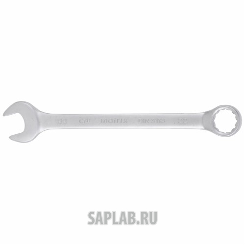 Купить MATRIX 15118 Ключ комбинированный, 22 мм, CrV, матовый хром// MATRIX