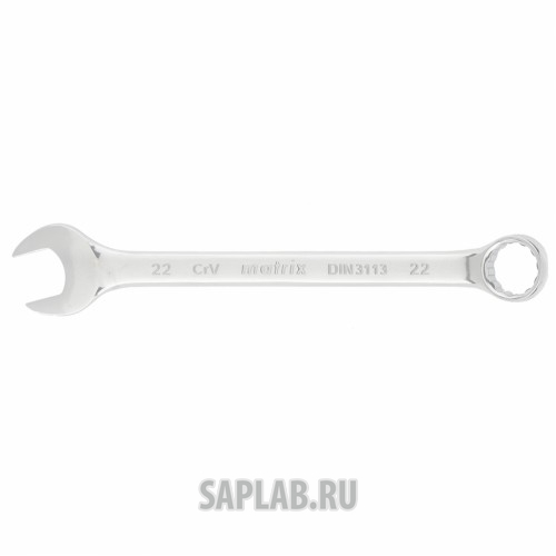 Купить MATRIX 15166 Ключ комбинированный, 22 мм, CrV, полированный хром// MATRIX