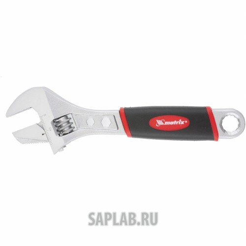 Купить MATRIX 15516 Ключ разводной, 150мм, переставная губка , 2-х комп. рукоятка// MATRIX