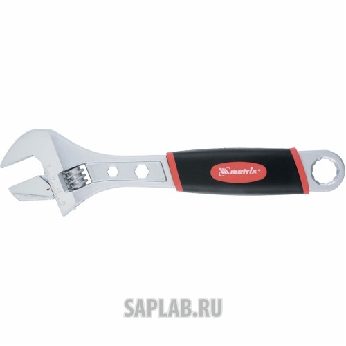 Купить MATRIX 15518 Ключ разводной, 250мм, переставная губка, 2 - х комп.рукоятка // MATRIX