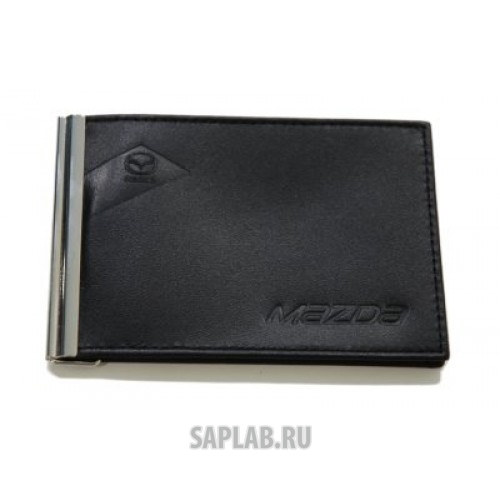 Купить MAZDA 830077549 Зажим для банкнот из гладкой кожи Mazda Smoot Leather Money Clip, Black, артикул 830077549