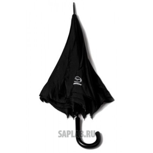 Купить MAZDA 830077775 Зонт-трость Mazda Logo Stick Umbrella, Black