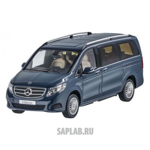 Купить MERCEDES B66006014 Модель автомобиля Mercedes V-Class, model series 447, Navy Blue, Scale 1:43