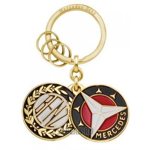 Купить MERCEDES B66041523 Брелок Mercedes-Benz Key Ring, Sindelfingen, Gold, Brass, артикул B66041523