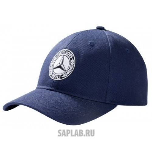 Купить MERCEDES B66041540 Мужская бейсболка Mercedes Men’s Cap Navy Blue, 100% Cotton, артикул B66041540