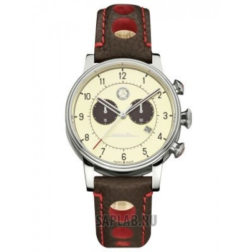 Купить MERCEDES B66041615 Мужские наручные часы Mercedes-Benz Men’s Chronograph Watch, Classic 300 SL, beige / brown / red
