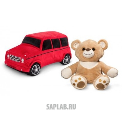 Купить MERCEDES B66952860 Мягкая игрушка Mercedes-Benz Double Side Plus Toy Bear - G Class, артикул B66952860