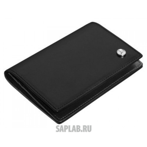 Купить MERCEDES B66952884 Кожаная визитница Mercedes-Benz Business Card Leather Wallet, Black, артикул B66952884