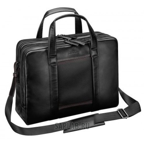 Купить MERCEDES B66952986 Кожаная деловая сумка Mercedes-Benz AMG Business Bag, Black, артикул B66952986