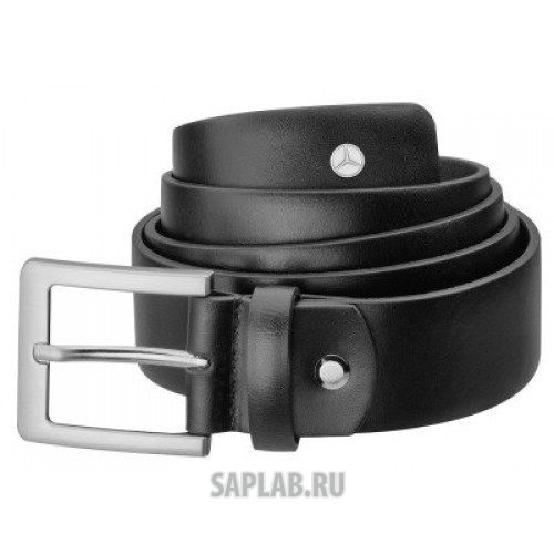 Купить MERCEDES B66953047 Мужской кожаный ремень Mercedes-Benz Men’s Belt, Business, Black, Calfskin, артикул B66953047