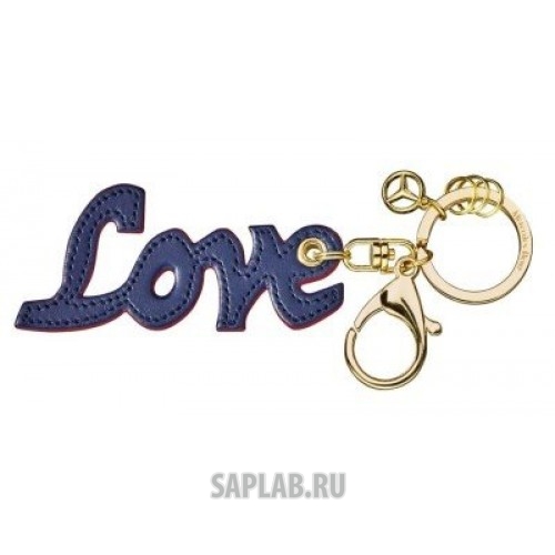 Купить MERCEDES B66953619 Брелок Mercedes Love Key ring, Blue / Red
