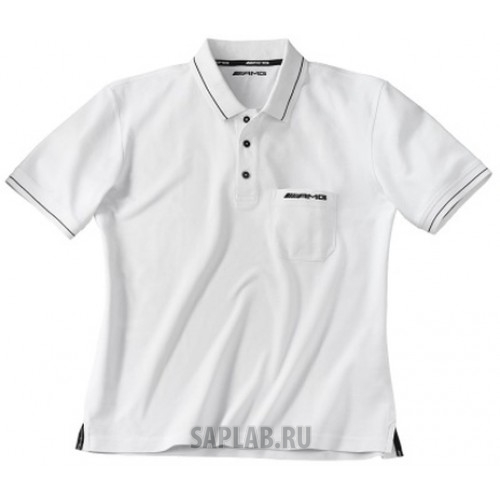 Купить MERCEDES B66953655 Мужская рубашка-поло Mercedes Men's Poloshirt AMG White, артикул B66953655