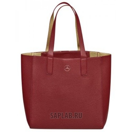 Купить MERCEDES B66953713 Сумка для покупок Mercedes-Benz Shopper, Red / Gold-coloured