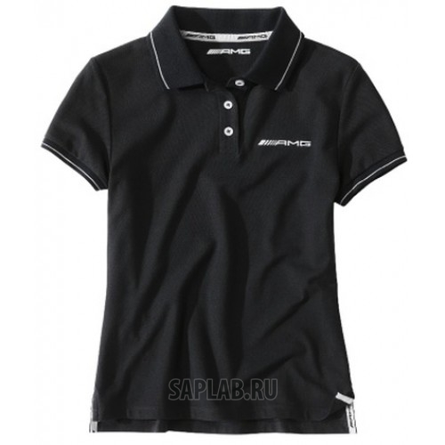Купить MERCEDES B66953793 Женское поло Mercedes Women's Polo Shirt AMG Black, артикул B66953793