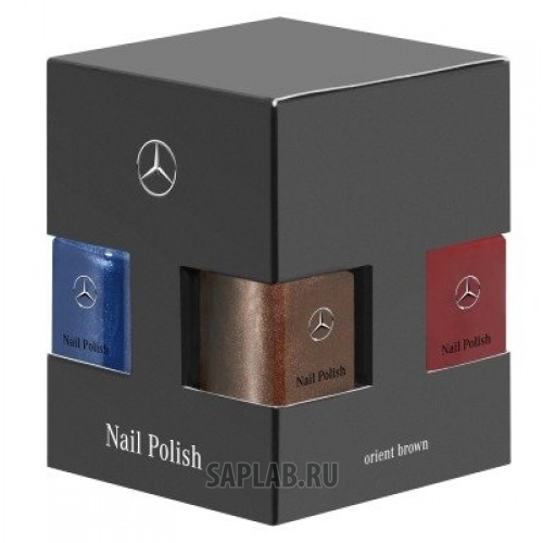 Купить MERCEDES B66954147 Набор лаков для ногтей Mercedes-Benz Nail Varnish, Set of 3, denim blue / jupiter red / orient brown