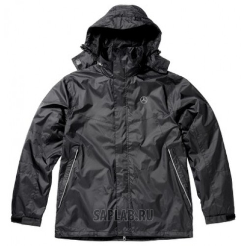 Купить MERCEDES B66958268 Мужская куртка-ветровка Mercedes Men's Cagoule, Water-repellent and Windproof, Black, артикул B66958268