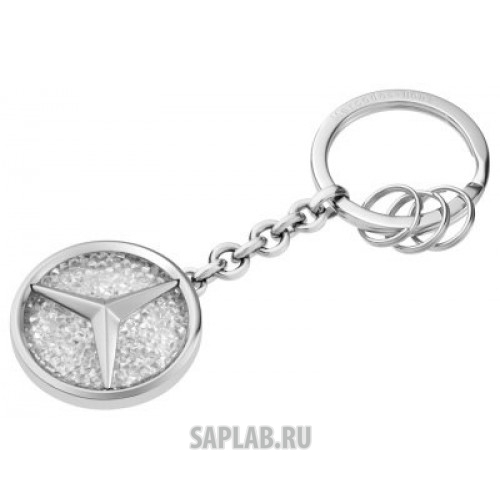 Купить MERCEDES B66959998 Брелок Mercedes-Benz Key Ring, Saint-Tropez, Silver / White, артикул B66959998