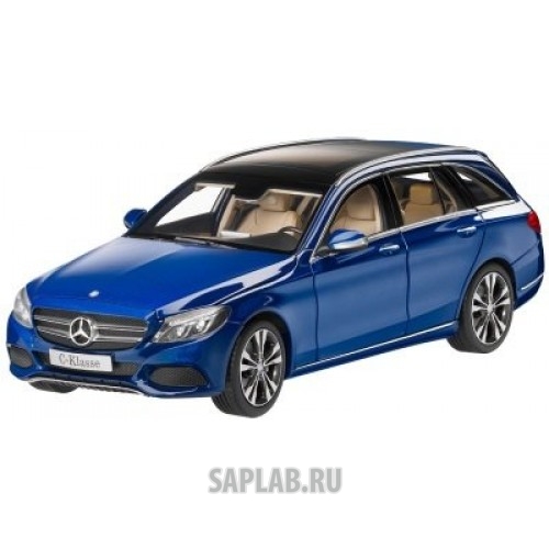 Купить MERCEDES B66960257 Модель автомобиля Mercedes C-Klasse, T-Modell, Avantgrade 1/18 Blue, артикул B66960257