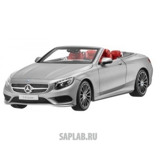 Купить MERCEDES B66960355 Модель Mercedes-Benz S-Class Cabriolet, Designo Allanite Grey Matt, 1:18 Scale, артикул B66960355