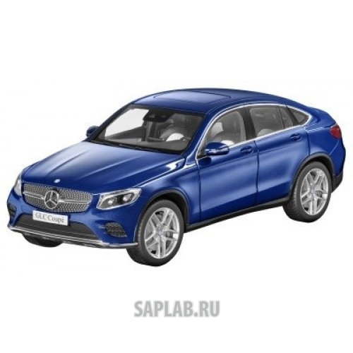 Купить MERCEDES B66960805 Модель Mercedes-Benz GLC Coupé, Brilliant Blue, 1:18 Scale, артикул B66960805