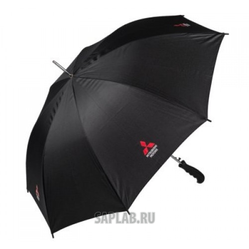 Купить MITSUBISHI MME50196 Зонт-трость Mitsubishi Stick Umbrella Black, артикул MME50196