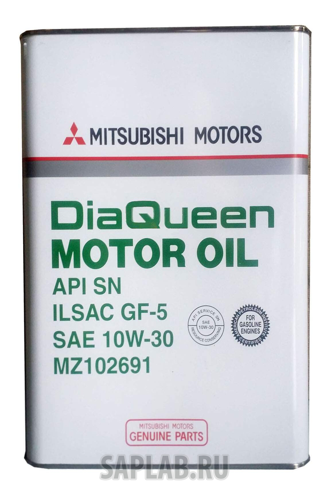 Купить MITSUBISHI MZ102691 Моторное масло Mitsubishi DiaQueen 10W-30 4л