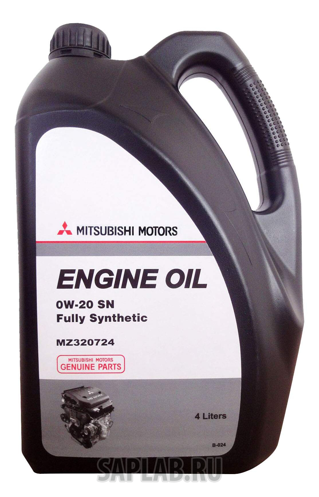 Купить MITSUBISHI MZ320724 Моторное масло Mitsubishi Engine Oil Fully Synthetic 0W-20 4л