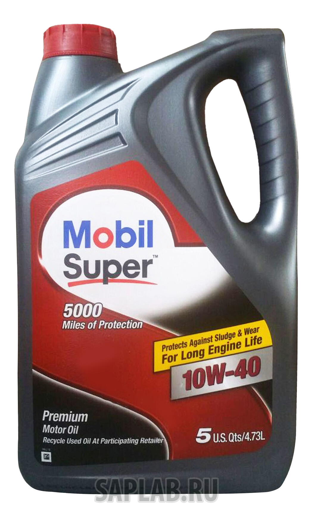 Купить MOBIL 112971 Моторное масло Mobil Super 5000 10W-40 4,73л