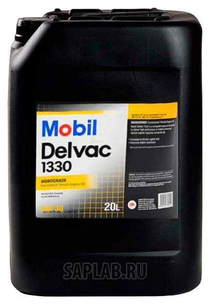 Купить MOBIL 127616 Моторное масло Mobil Delvac 30w 20л