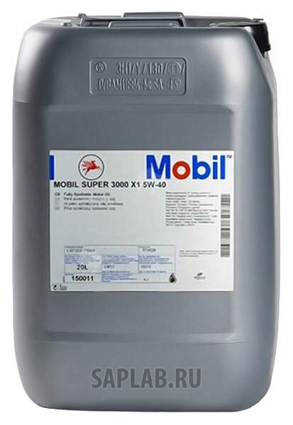 Купить MOBIL 150011 Моторное масло Super 3000 X1 5W-40 20л