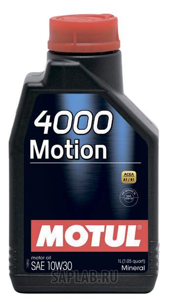 Купить MOTUL 102813 Моторное масло Motul 4000 Motion 10W-30 1л