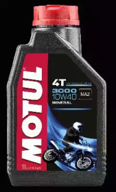 Купить MOTUL 104045 Моторное масло Motul 3000 4T 10W-40 1л