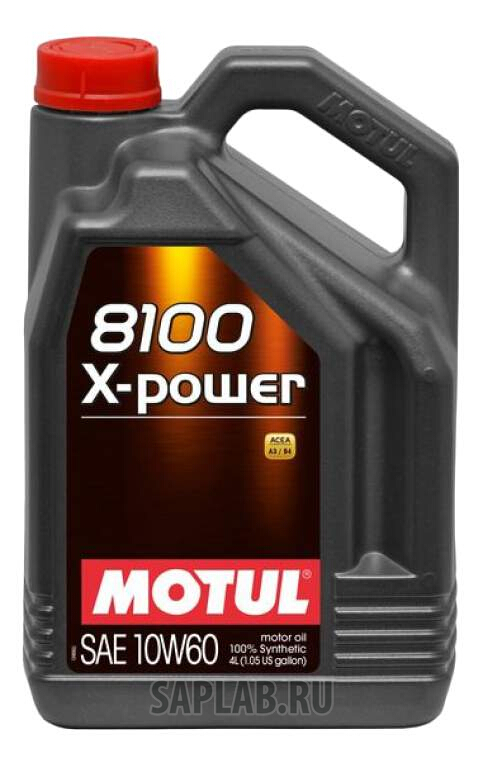 Купить MOTUL 106143 Моторное масло Motul 8100 X-Power 10W-60 4л