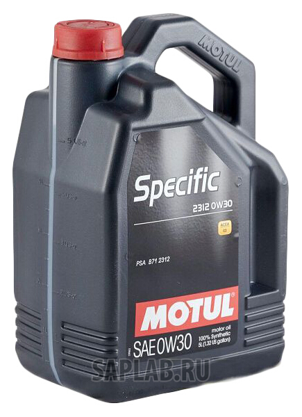 Купить MOTUL 106414 Моторное масло Motul Specific 2312 0w-30 5л