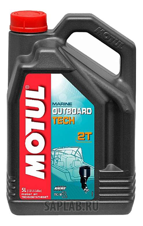 Купить MOTUL 106615 Моторное масло Motul Outboard Tech 2T 5W-30 5л