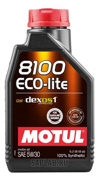 Купить MOTUL 107250 Моторное масло Motul 8100 Eco-lite 5W-30 1л