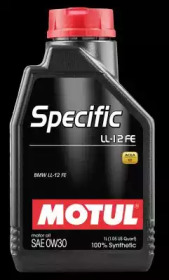 Купить MOTUL 107301 Моторное масло Motul Specific LL-12 FE 0w-30 1л